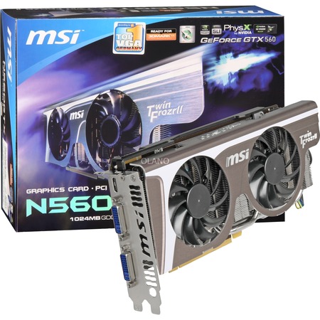 Grafikkarte MSI N560GTX Twin Frozr II/OC